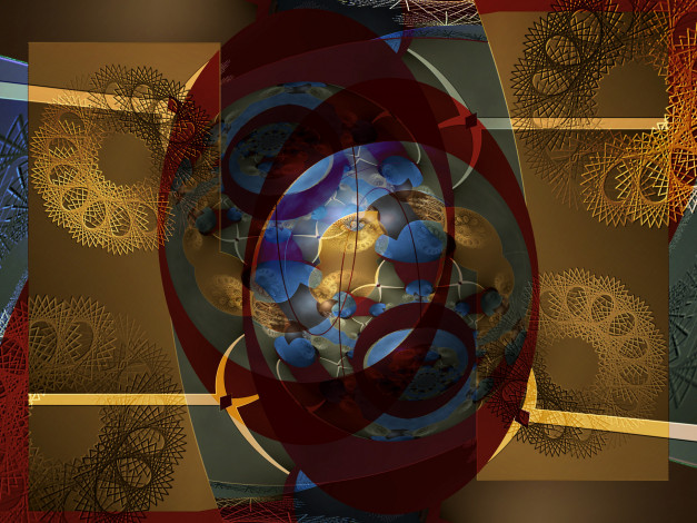 Обои картинки фото 3д, графика, fractal, фракталы, фон, узор