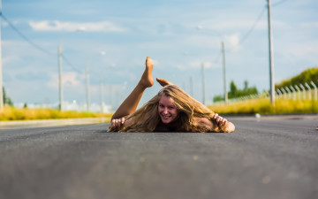 Картинка -Unsort+Блондинки ella девушки unsort блондинки дорога