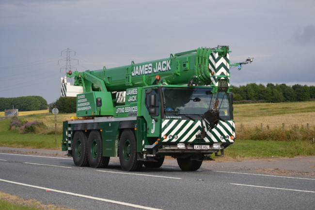 Обои картинки фото james jack liebherr, техника, краны, самоходный, кран, автошасси