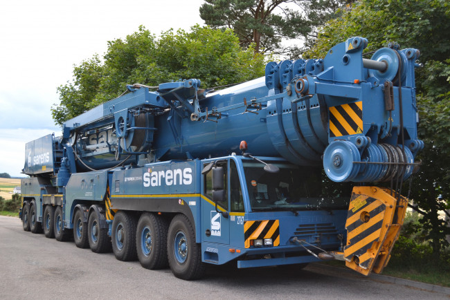 Обои картинки фото terex demag ac700, техника, краны, самоходный, кран, автошасси