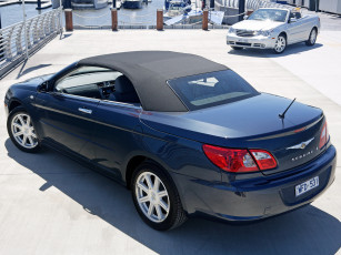 Картинка автомобили chrysler синий js au-spec convertible sebring