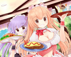 Картинка аниме unknown +другое официантки девочки арт hyenamor