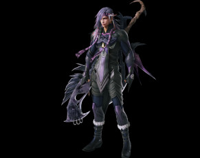 Картинка видео+игры final+fantasy+xiii-2 чёрный фон парень