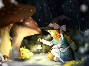 Картинка аниме touhou shroomish kirisame marisa pokemon tendo zhazhatiantong
