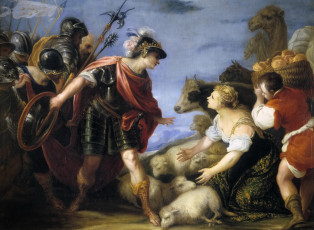 Картинка juan+antonio+de+fr& 237 as+escalante рисованное живопись мифология картина благоразумие авигеи