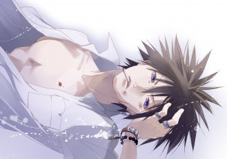 Картинка аниме unknown +другое арт парень взгляд