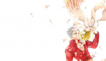 Картинка аниме nanatsu+no+taizai романтика элейн любовь бан