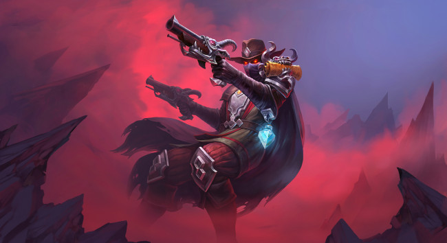 Обои картинки фото видео игры, juggernaut, маска, мушкеты, мужчина, плащ, шляпа, art, wars, niralt