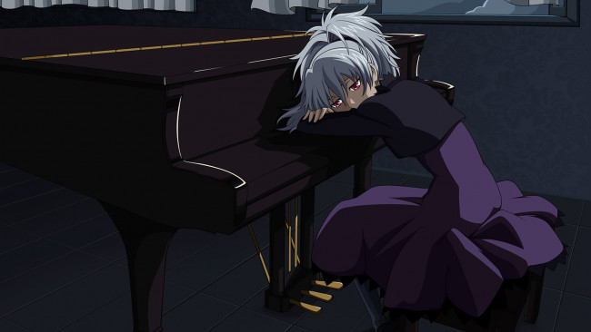 Обои картинки фото аниме, darker than black, инь