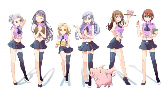 Обои картинки фото аниме, nanatsu no taizai, девушки