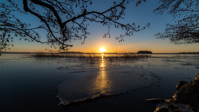 Обои картинки фото природа, восходы, закаты, рассвет