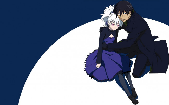 Обои картинки фото аниме, darker than black, инь, хей
