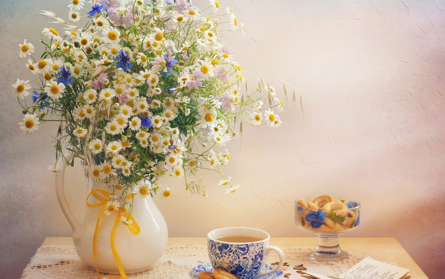 Обои картинки фото еда, натюрморт, букет, bouquet, цветы, still, life, flowers