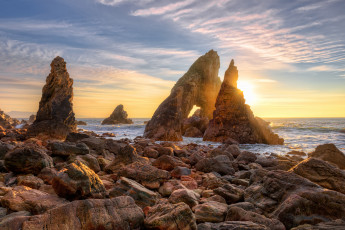 Картинка природа побережье рассвет