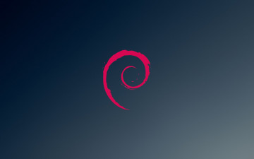 Картинка компьютеры debian фон логотип