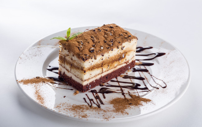 Обои картинки фото еда, пирожные,  кексы,  печенье, мята, пирожное, лакомство