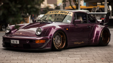 Картинка автомобили porsche 964 rwb