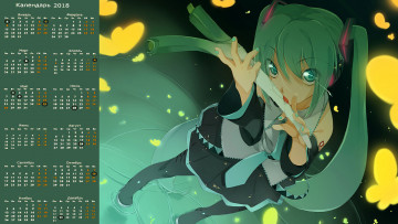 Картинка календари аниме девушка взгляд