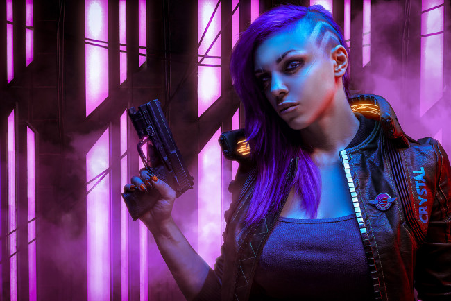 Обои картинки фото cyberpunk 2077 , 2019, видео игры, cyberpunk 2077, rpg, action, персонаж, cyberpunk, 2077, windows, xbox, one, playstation, 4, ролевая, игра, cd, projekt, red, marina diaghileva, octokuro