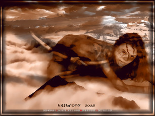 обоя календари, фэнтези, рамка, образ, женщина, девушка, calendar, 2020