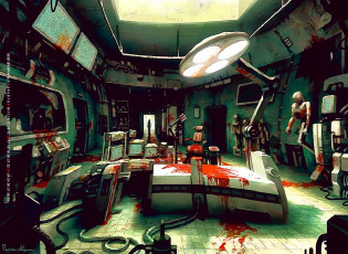 Картинка календари фэнтези лаборатория кровь инструмент механизм calendar 2020