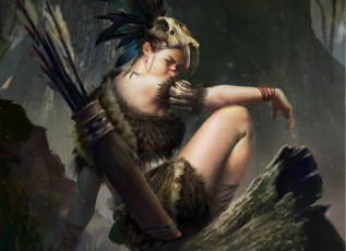 Картинка фэнтези девушки li jiawei девушка