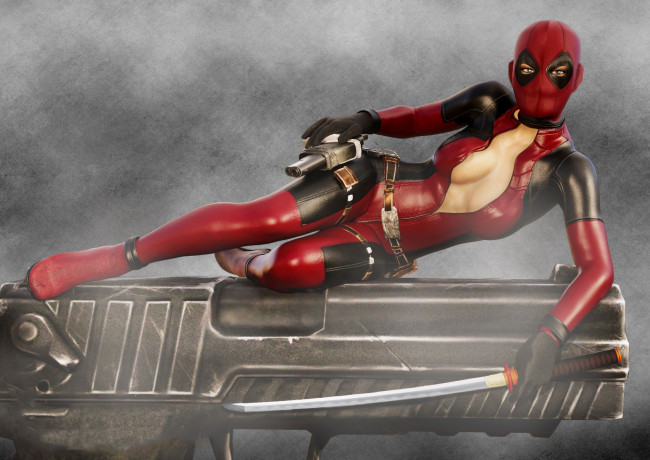 Обои картинки фото 3д графика, фантазия , fantasy, девушка, фон, взгляд, униформа, маска