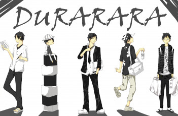 Картинка аниме durarara orihara izaya изая орихара