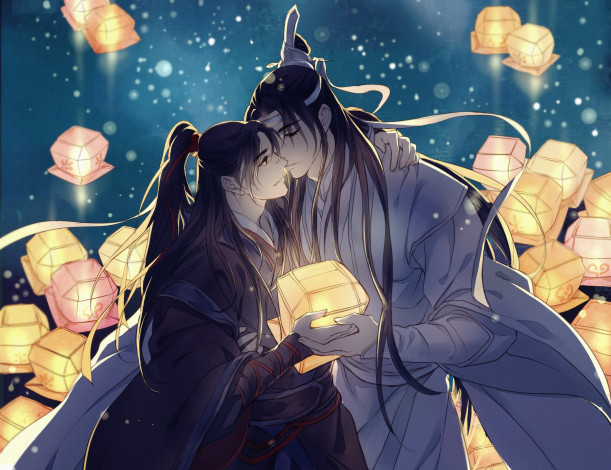 Обои картинки фото аниме, mo dao zu shi, the, untamed, неукротимый, повелитель, чэньцин, мосян, тунсю, mo, dao, zu, shi, магистр, дьявольского, культа