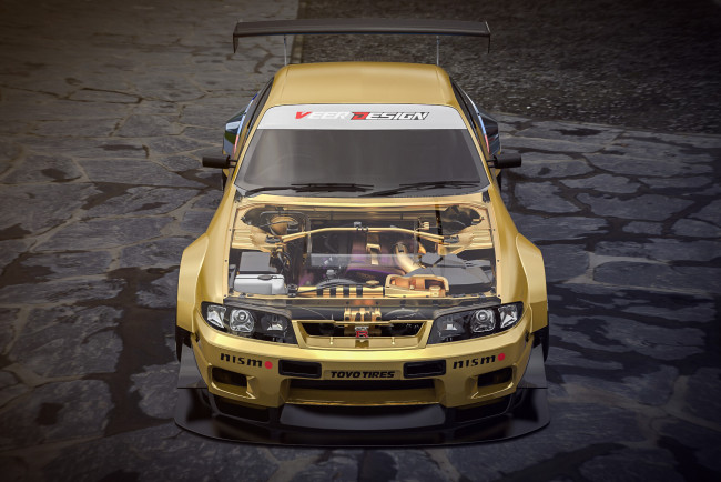 Обои картинки фото nissan skyline r33 gt-r nismo edition, автомобили, nissan, datsun, skyline, r33, gtr, nismo, edition