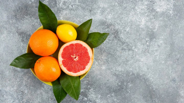 Картинка еда цитрусы апельсин грейпфрут лимон