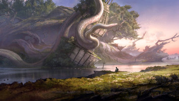 обоя фэнтези, иные миры,  иные времена, сказочный, мир