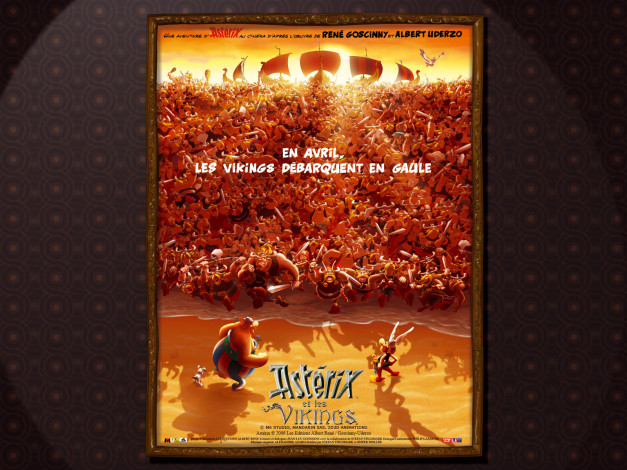 Обои картинки фото мультфильмы, asterix, and, the, vikings