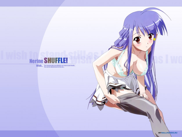 Обои картинки фото аниме, shuffle
