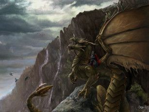 Картинка фэнтези драконы