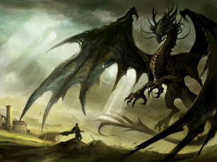 Картинка фэнтези драконы
