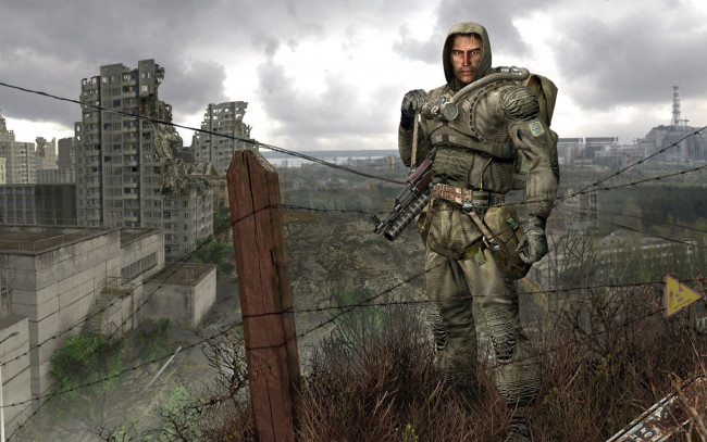 Обои картинки фото stalker, ciear, sky, видео, игры, clear