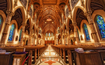 Картинка интерьер убранство роспись храма