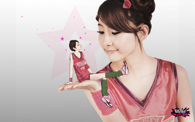 Обои картинки фото freestyle, wonder, girls, видео, игры