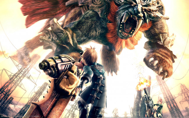 Обои картинки фото god, eater, видео, игры