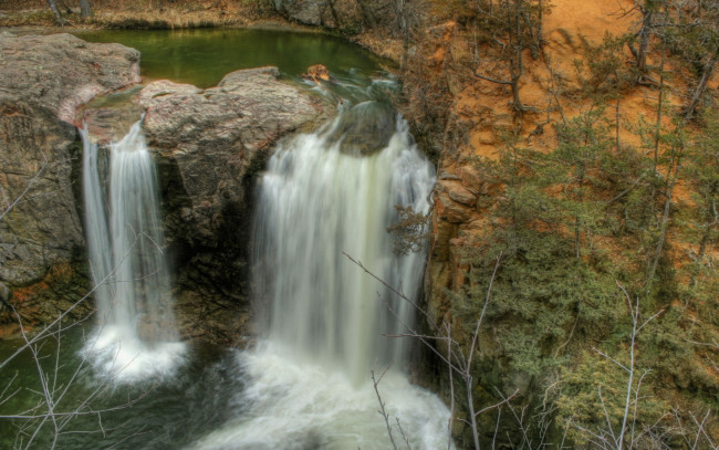 Обои картинки фото природа, водопады