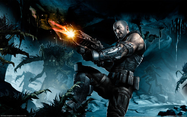 Обои картинки фото red, faction, armageddon, видео, игры