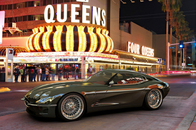 Обои картинки фото автомобили, 3д, jaguar, growler-e