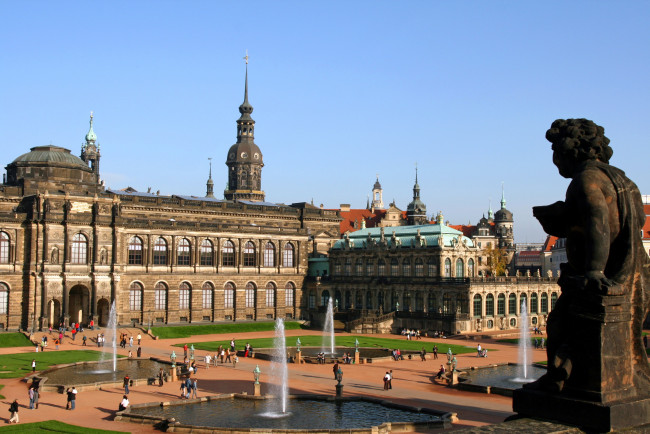 Обои картинки фото города, дрезден, германия, zwinger, palace