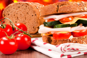 Картинка еда бутерброды гамбургеры канапе овощи