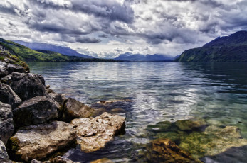 Картинка природа реки озера вода камни