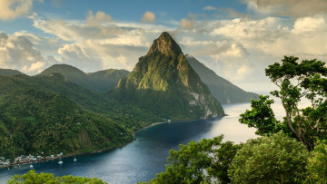 Картинка природа пейзажи сент-люсия