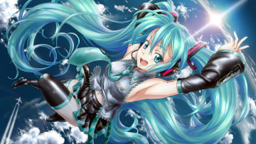 Картинка vocaloid аниме hatsune miku