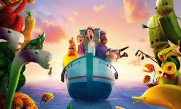 Картинка cloudy with chance of meatballs мультфильмы испуг судно