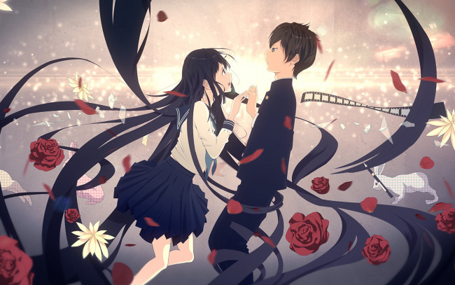 Обои картинки фото аниме, hyouka